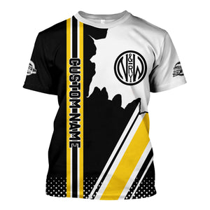 Railspirit Personalized Norfolk and Western Railway T-Shirt N&W All Over Printed Unisex Shirt