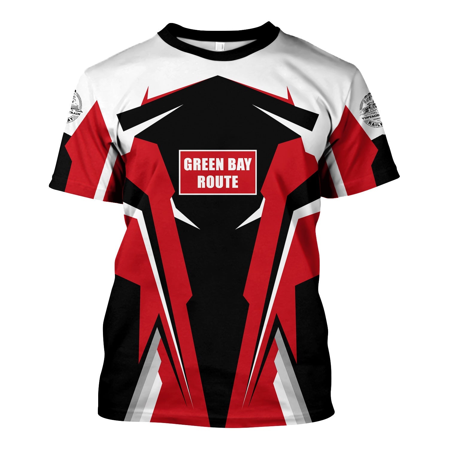 Railspirit Personalized Green Bay & Western Railroad T Shirt Strong Line Style Train Unisex Shirt All Over Print