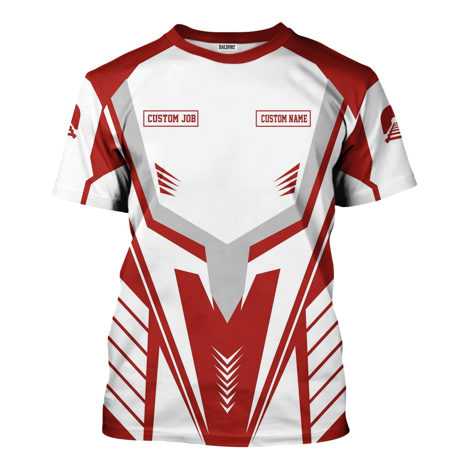 Railspirit Personalized New Hope Railroad T-Shirt Workwear-Inspired with Custom Position Train Shirt