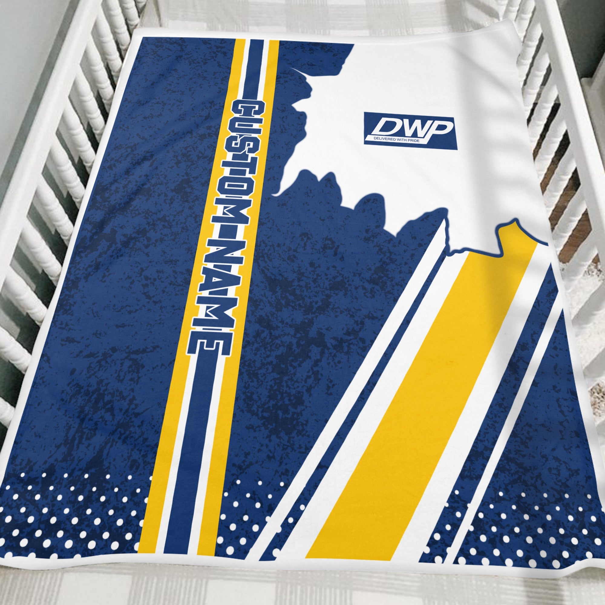 Railspirit Personalized Duluth, Winnipeg and Pacific Railway Blanket Vintage All Over Printed Blanket