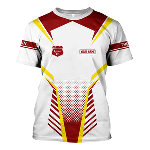 Railspirit Personalized Wisconsin Central Ltd Railroad T Shirt Unisex Train Shirt All Over Print