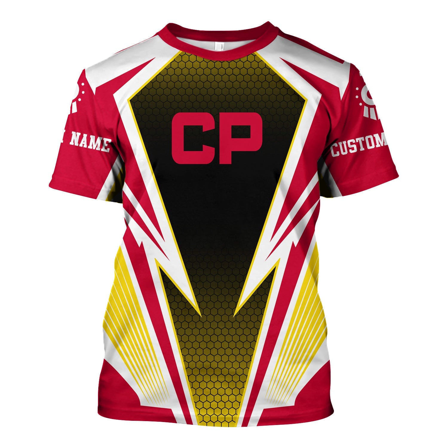 Railspirit Personalized Canadian Pacific Railroad T-Shirt Lightning Graphic Style Shirt Gift Idea For Train Lover