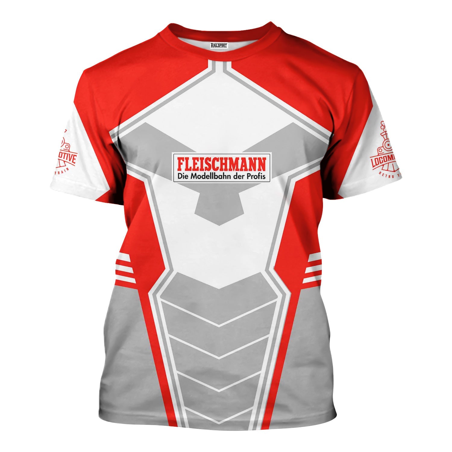 Railspirit Personalized Fleischmann And Western Railroad T-Shirt Engine-Inspired Style Train Shirt for Railroad Fanatic