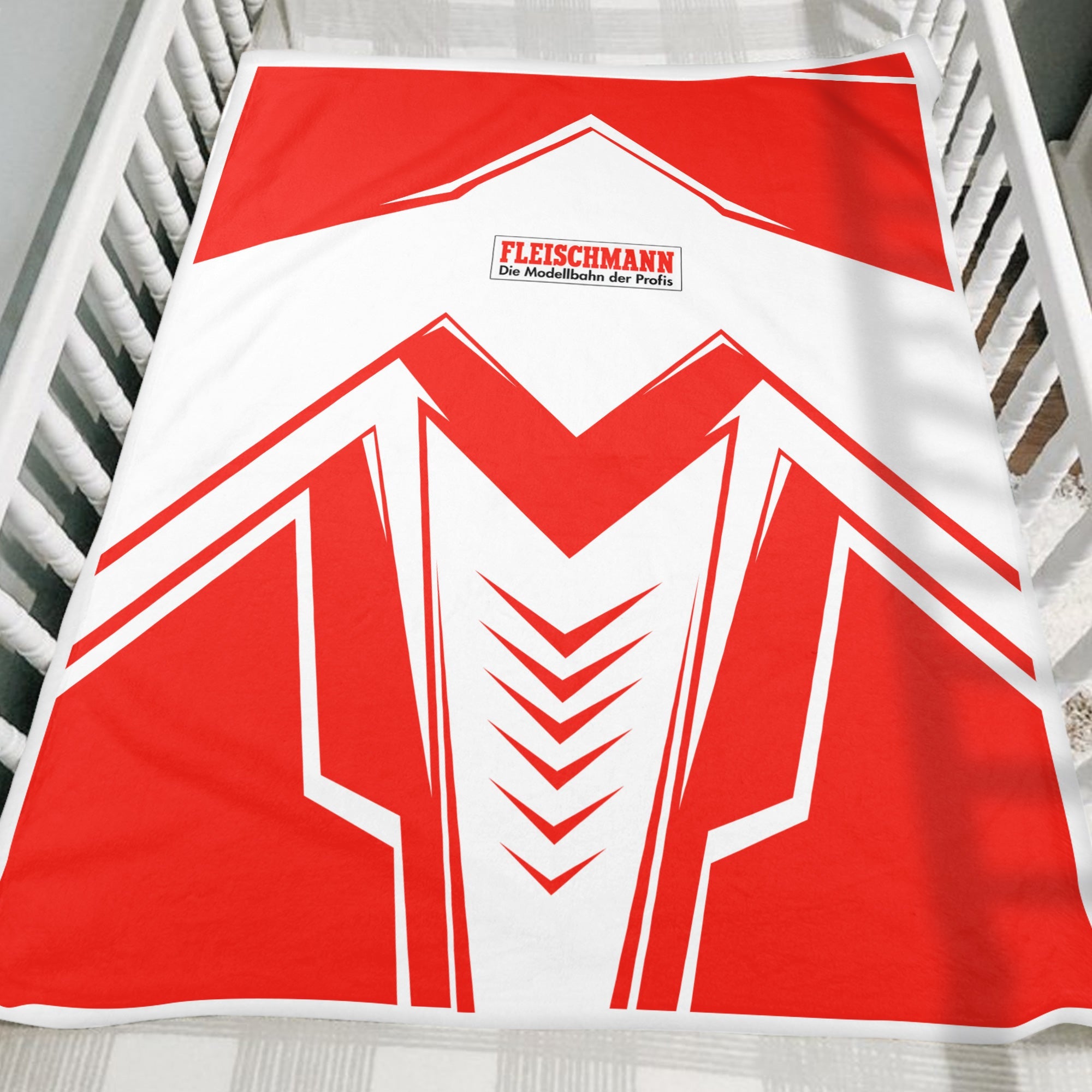 Railspirit Fleischmann And Western Railroad Blanket Railway Trainspotter Style Blanket Gift Idea For Foamers