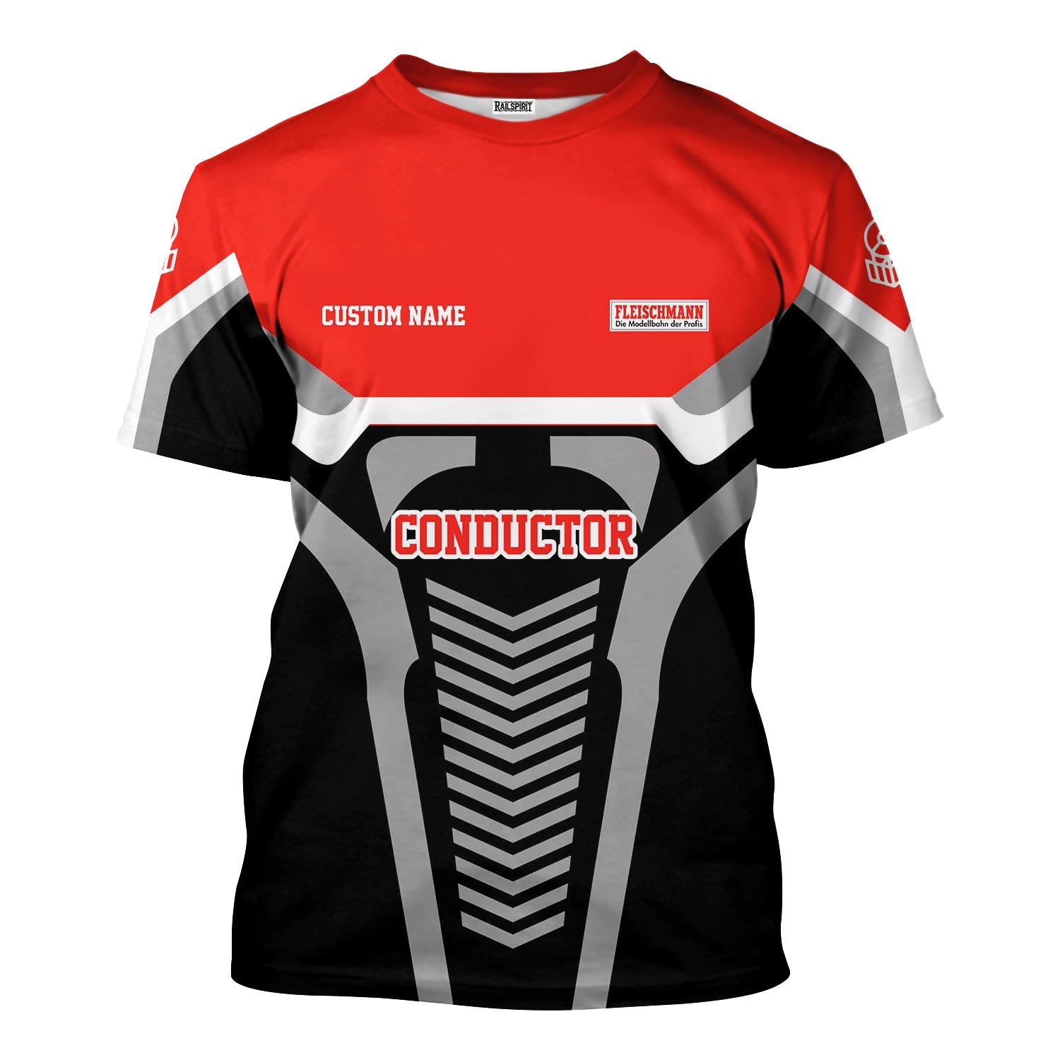 Railspirit Personalized Fleischmann And Western Railroad T-Shirt Track-Inspired with Custom Job Position Train Shirt