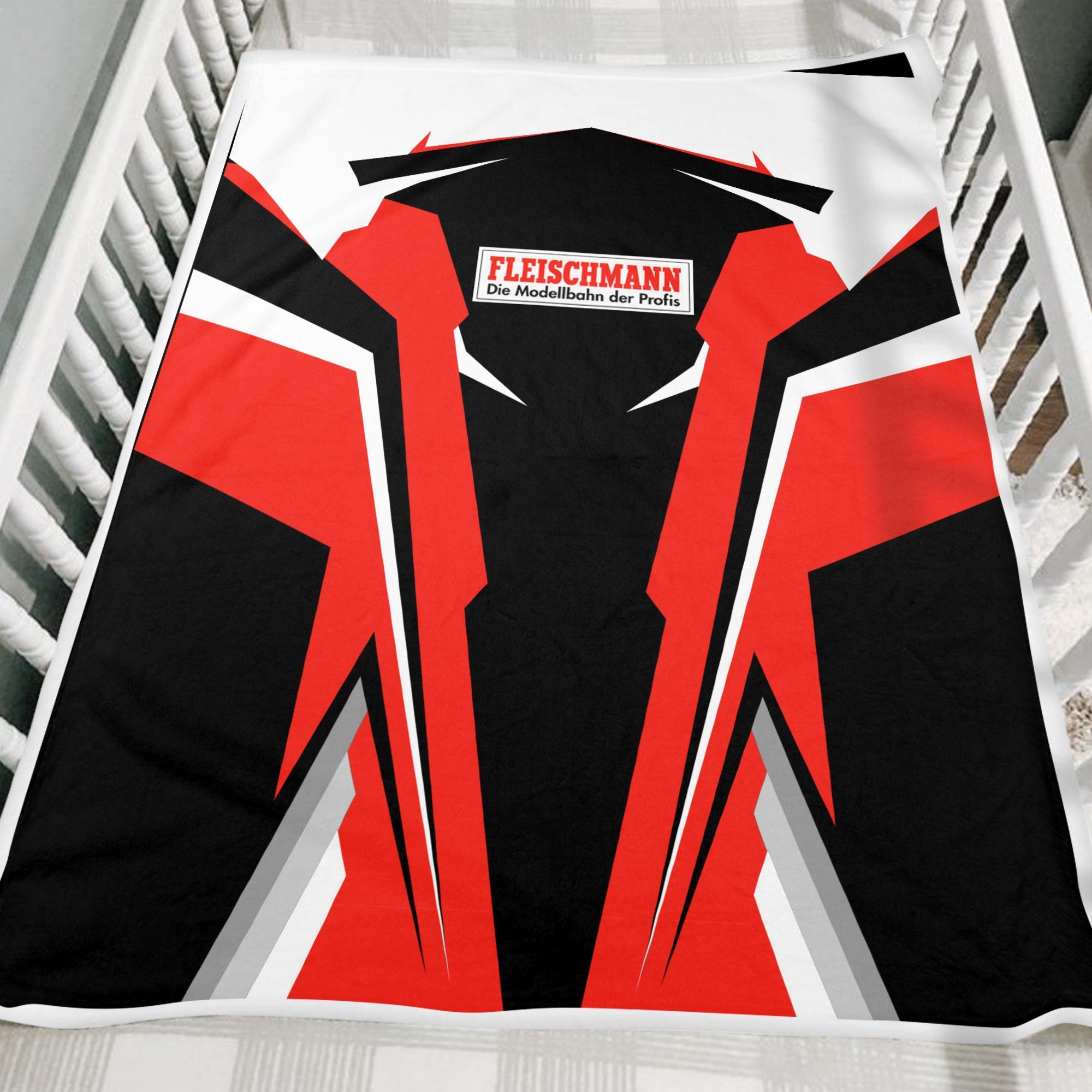 Railspirit Personalized Fleischmann And Western Railroad Blanket Strong Line Train Blanket Gift Idea For Train Lover