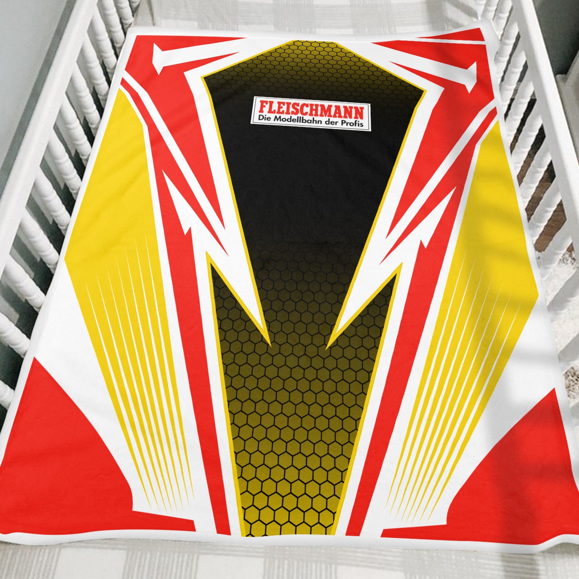 Railspirit Fleischmann And Western Railroad Blanket Lightning Graphic Style Blanket Gift Idea For Train Lover