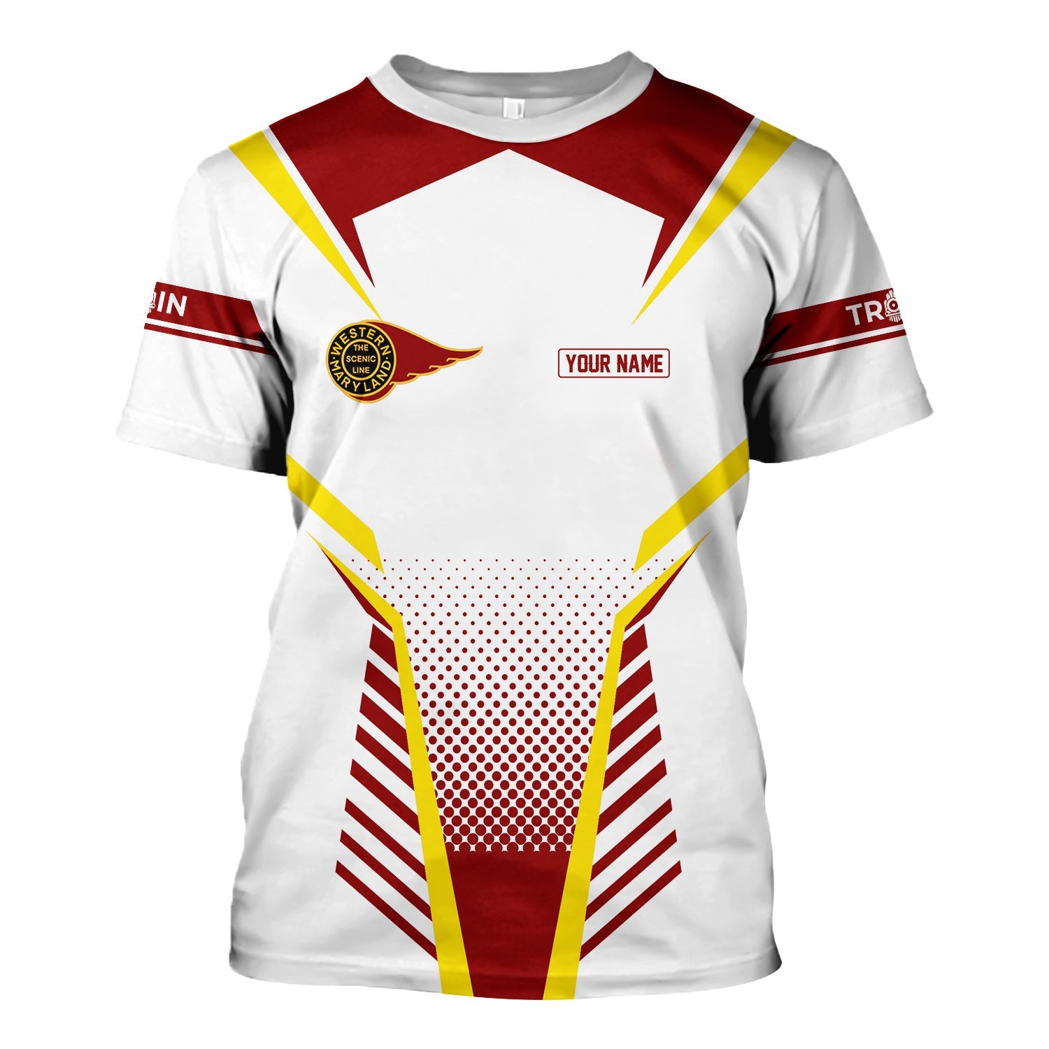 Railspirit Personalized Western Maryland Railway T Shirt Unisex Train Shirt All Over Print