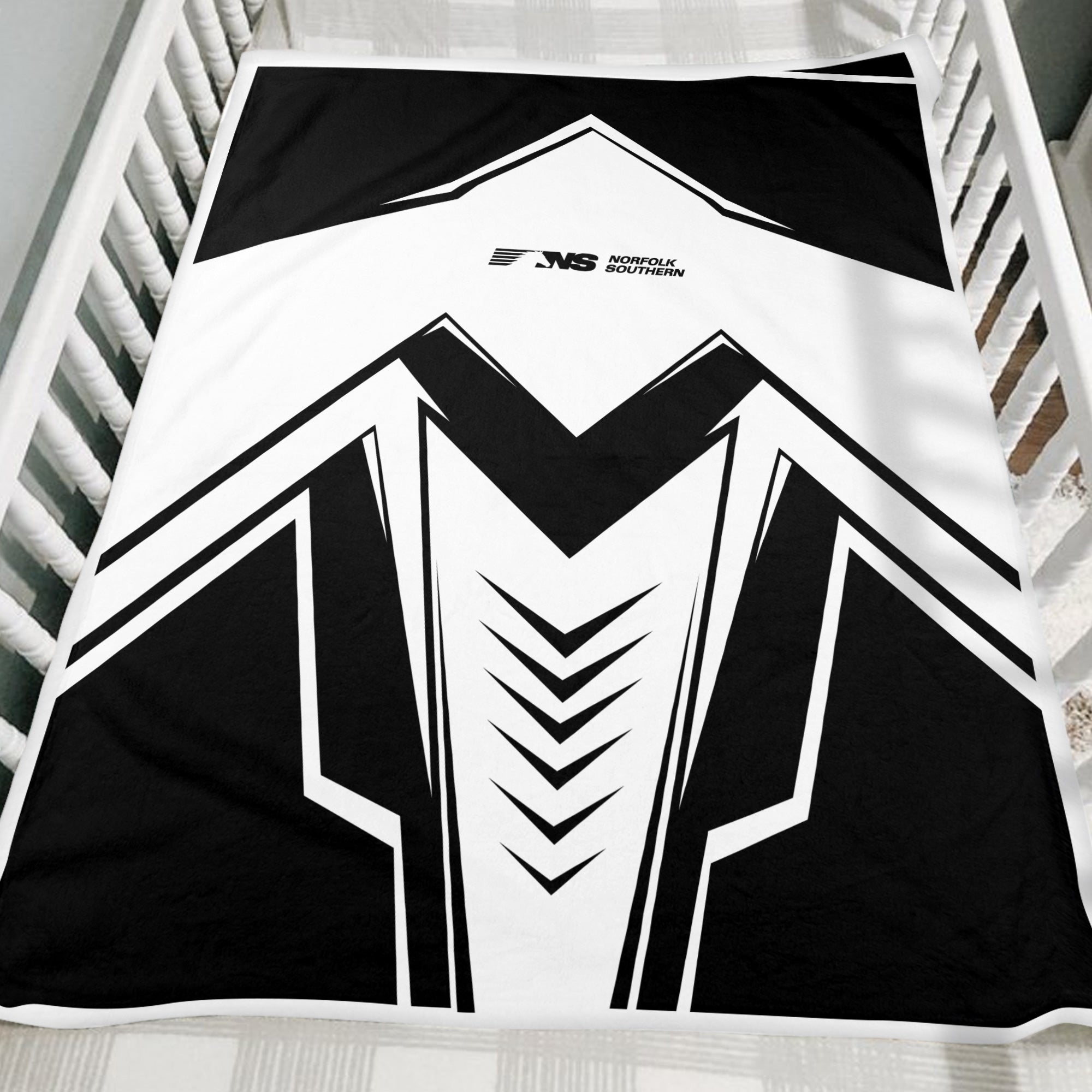 Railspirit Norfolk Southern Railway Blanket Railway Trainspotter Style Blanket Gift Idea For Foamers