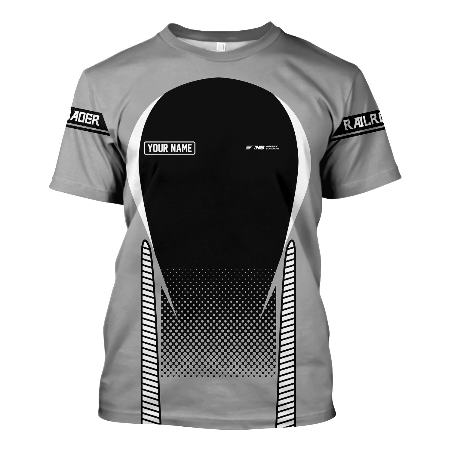 Railspirit Personalized Norfolk Southern Railway T Shirt Stress Is Caused By Not Having Enough Trains Shirt All Over Print