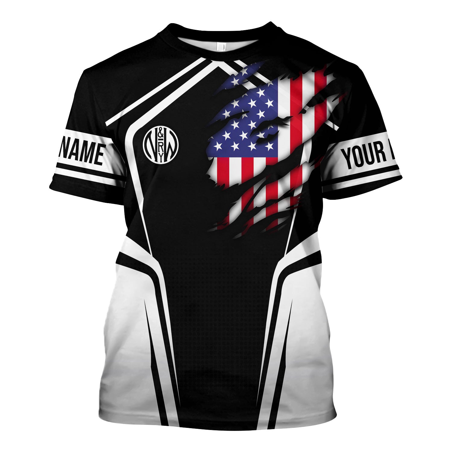 Railspirit Personalized Norfolk and Western Railway T Shirt American Eagle Vintage Train N&W Shirt