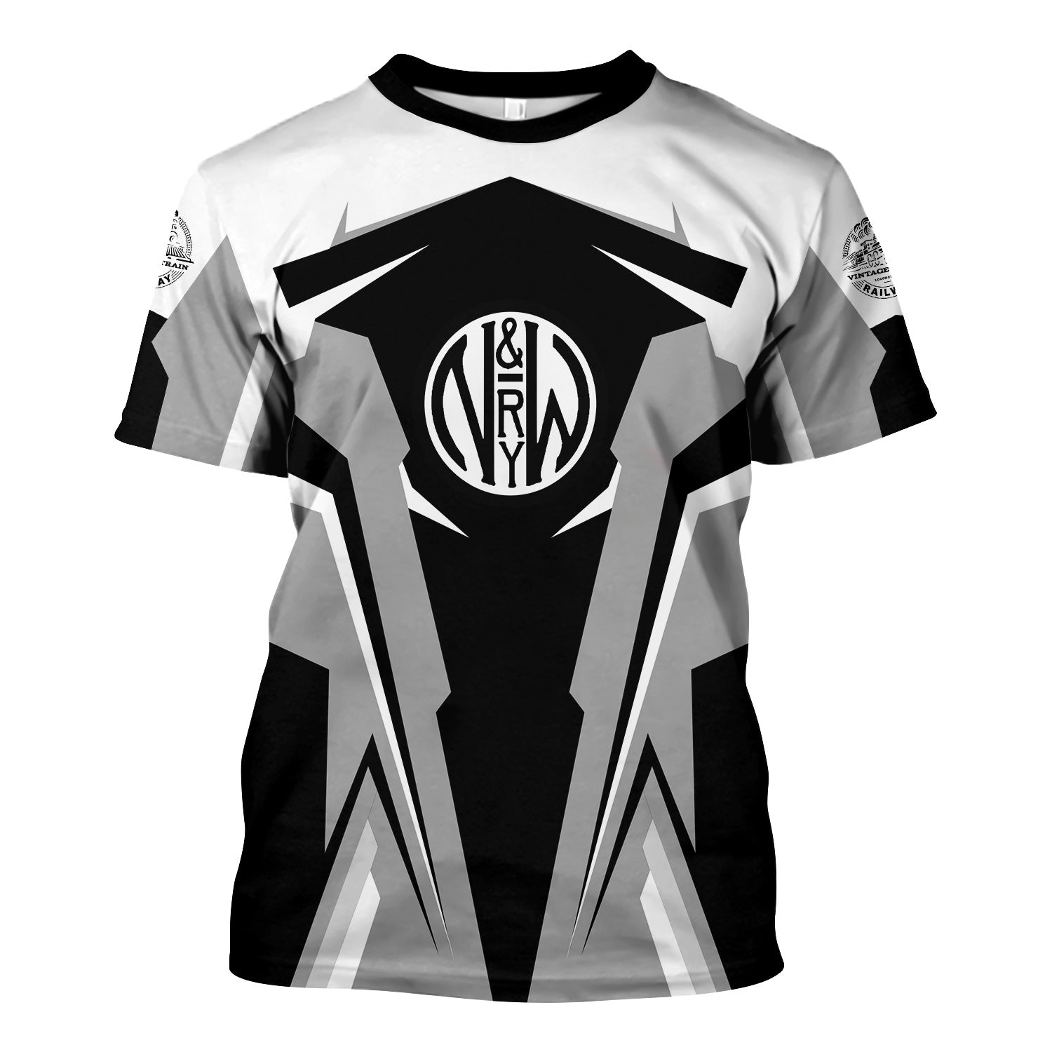 Railspirit Personalized Norfolk and Western Railway T Shirt N&WStrong Line Style Train Unisex Shirt All Over Print