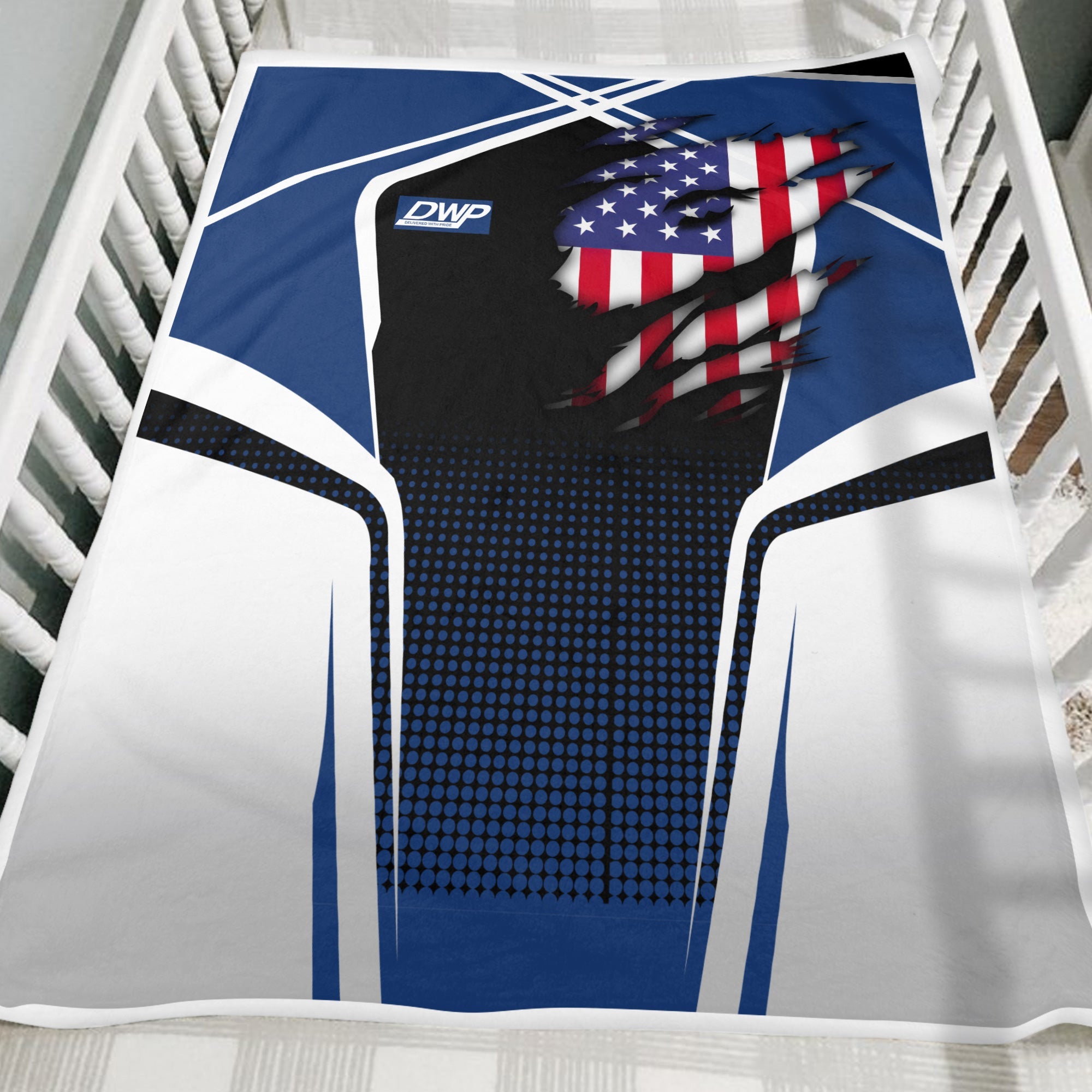 Railspirit Personalized Duluth, Winnipeg and Pacific Railway Blanket American Vintage All Over Printed Blanket