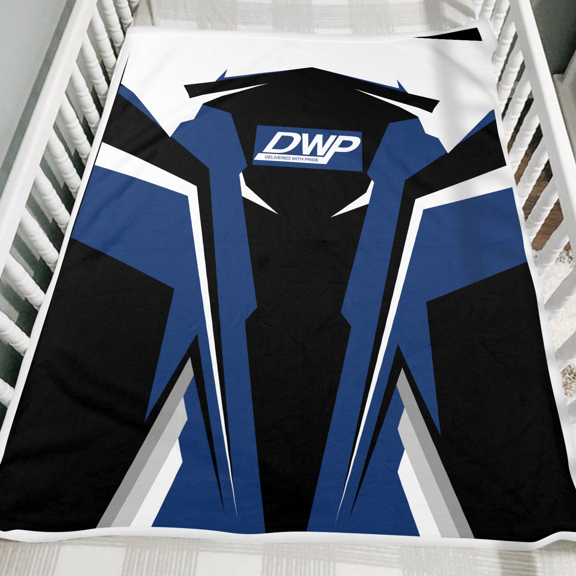 Railspirit Personalized Duluth, Winnipeg and Pacific Railway Blanket Strong Line Train Blanket Gift Idea For Train Lover