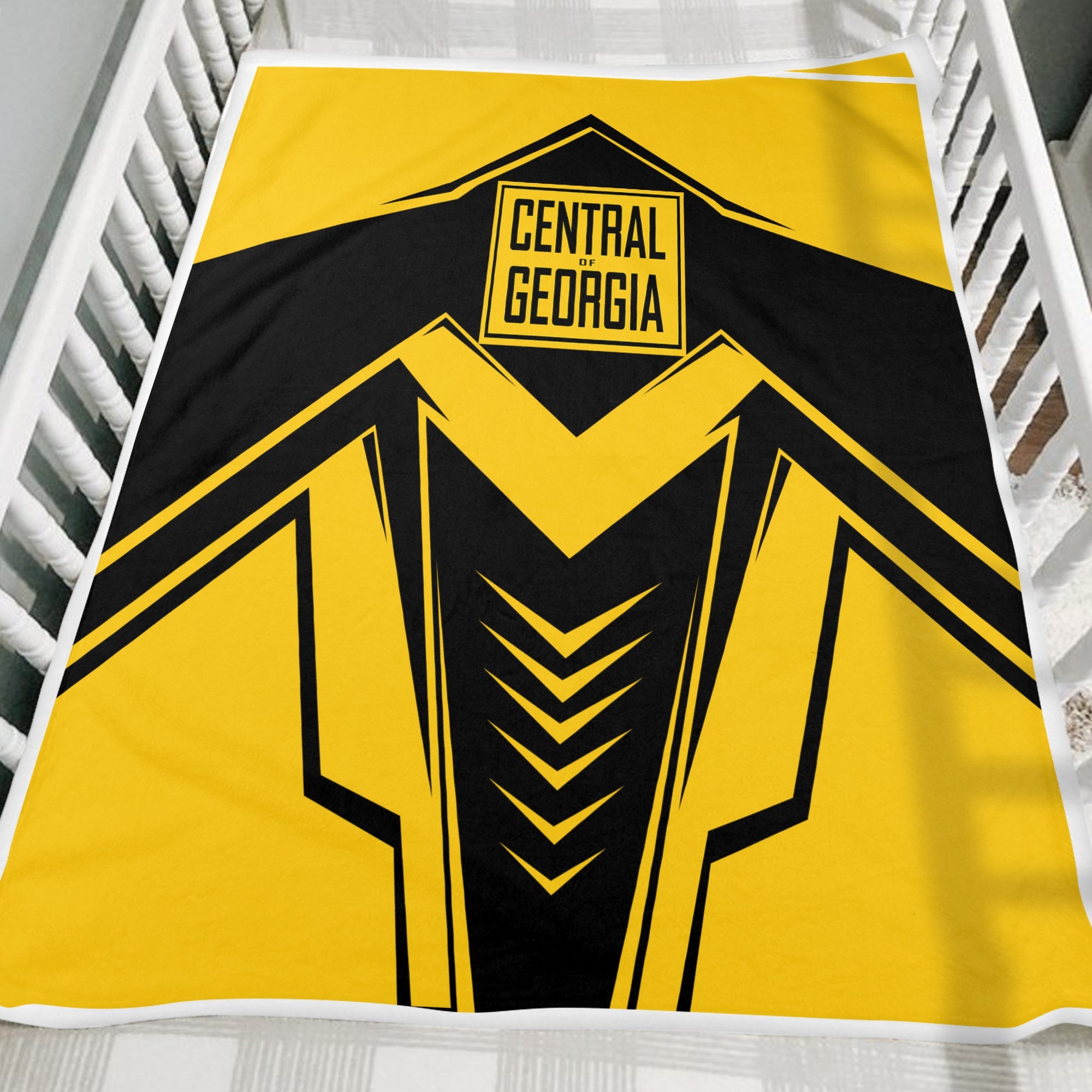 Railspirit Central of Georgia Railway Blanket Railway Trainspotter Style Blanket Gift Idea For Foamers