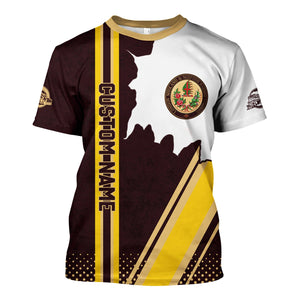 Railspirit Personalized London, Midland and Scottish Railway T-Shirt All Over Printed Unisex Shirt