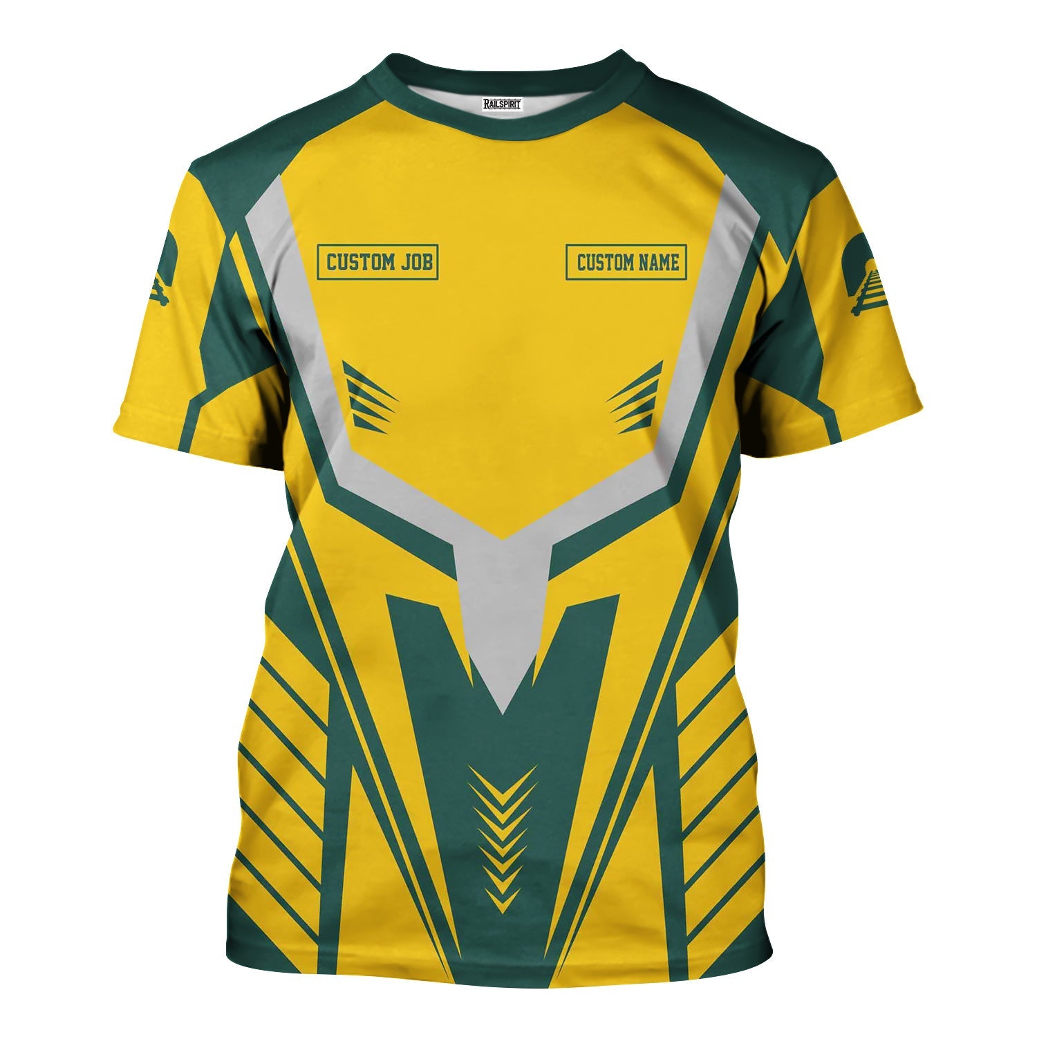 Railspirit Personalized Southern Railway U.S T-Shirt Workwear-Inspired with Custom Position SOU Train Shirt