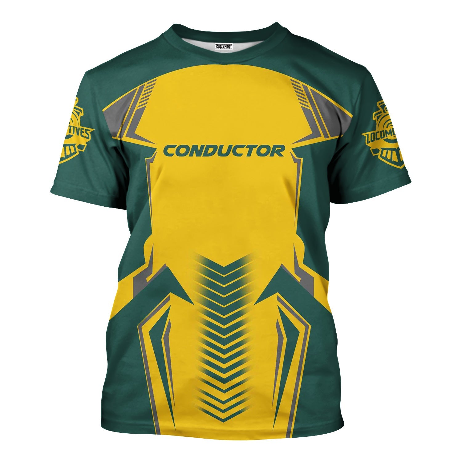 Railspirit Personalized Southern Railway U.S T-Shirt Standout Style with Custom Position SOU Train Shirt