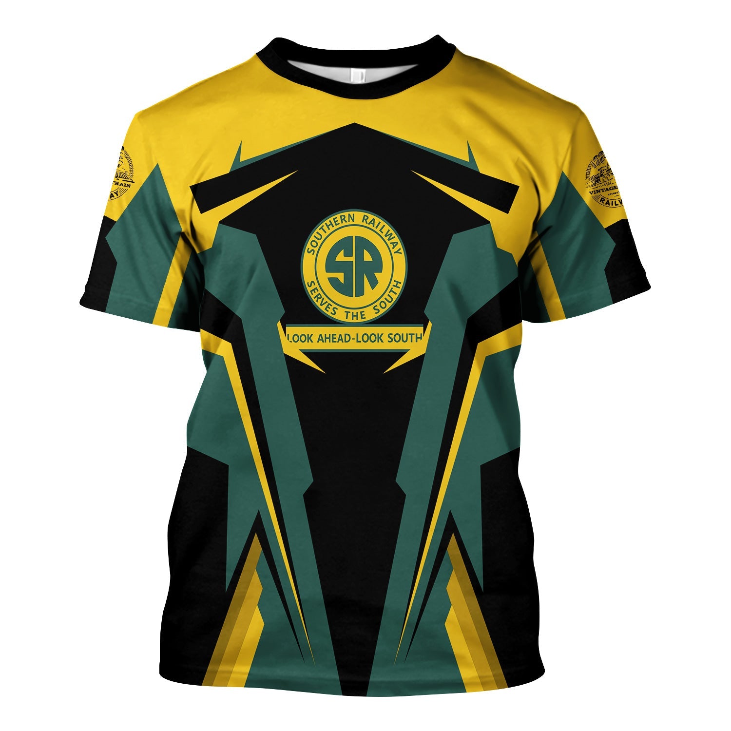 Railspirit Personalized Southern Railway U.S T Shirt SOUStrong Line Style Train Unisex Shirt All Over Print