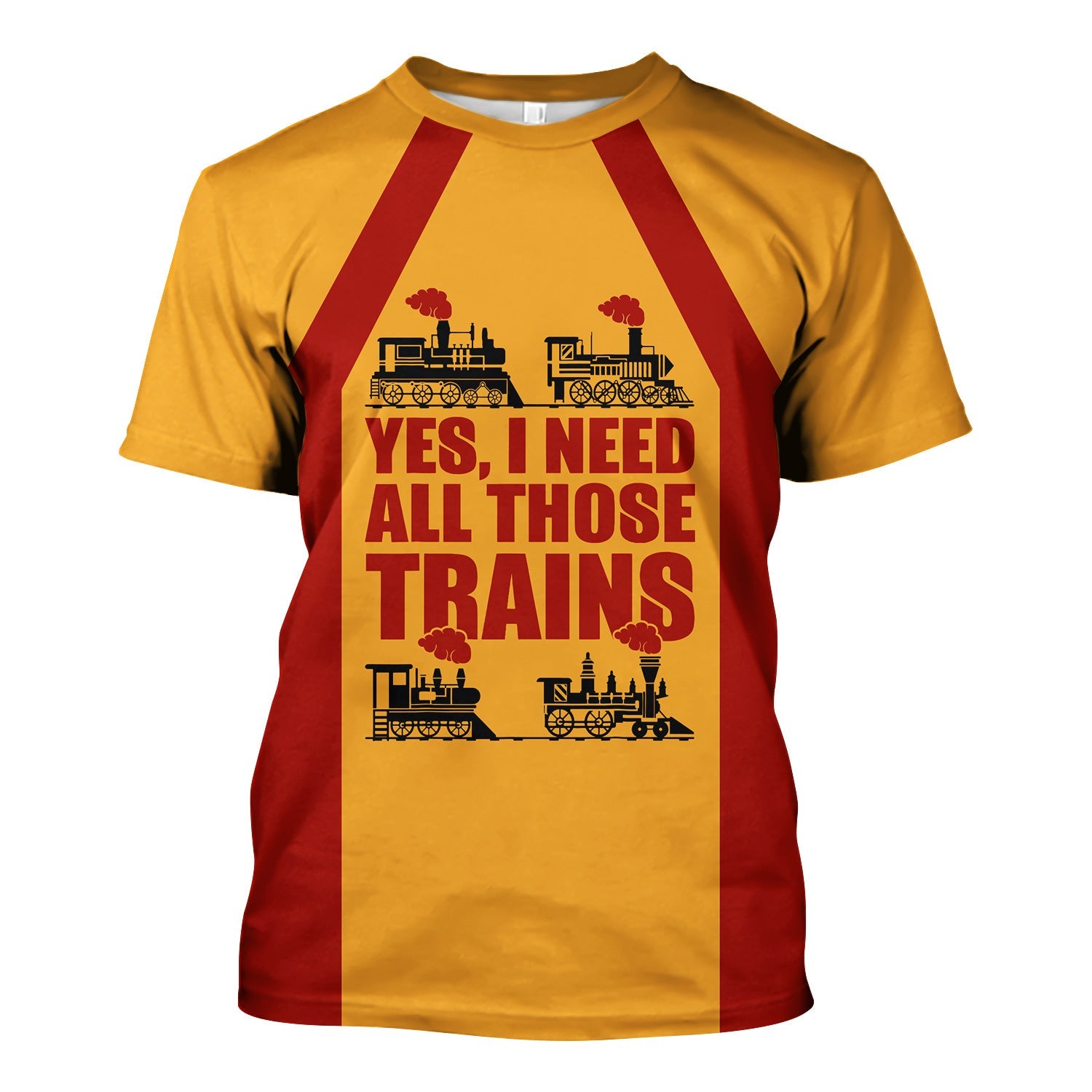 Railspirit Custom Name Chicago South Shore and South Bend Railroad T Shirt Yes I Need All Those Train Printed Shirt