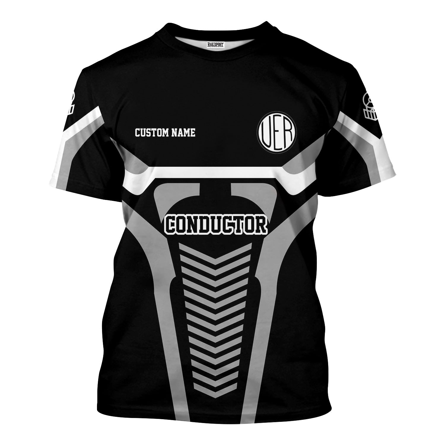 Railspirit Personalized Union Electric Railway T-Shirt Track-Inspired with Custom Job Position Train Shirt