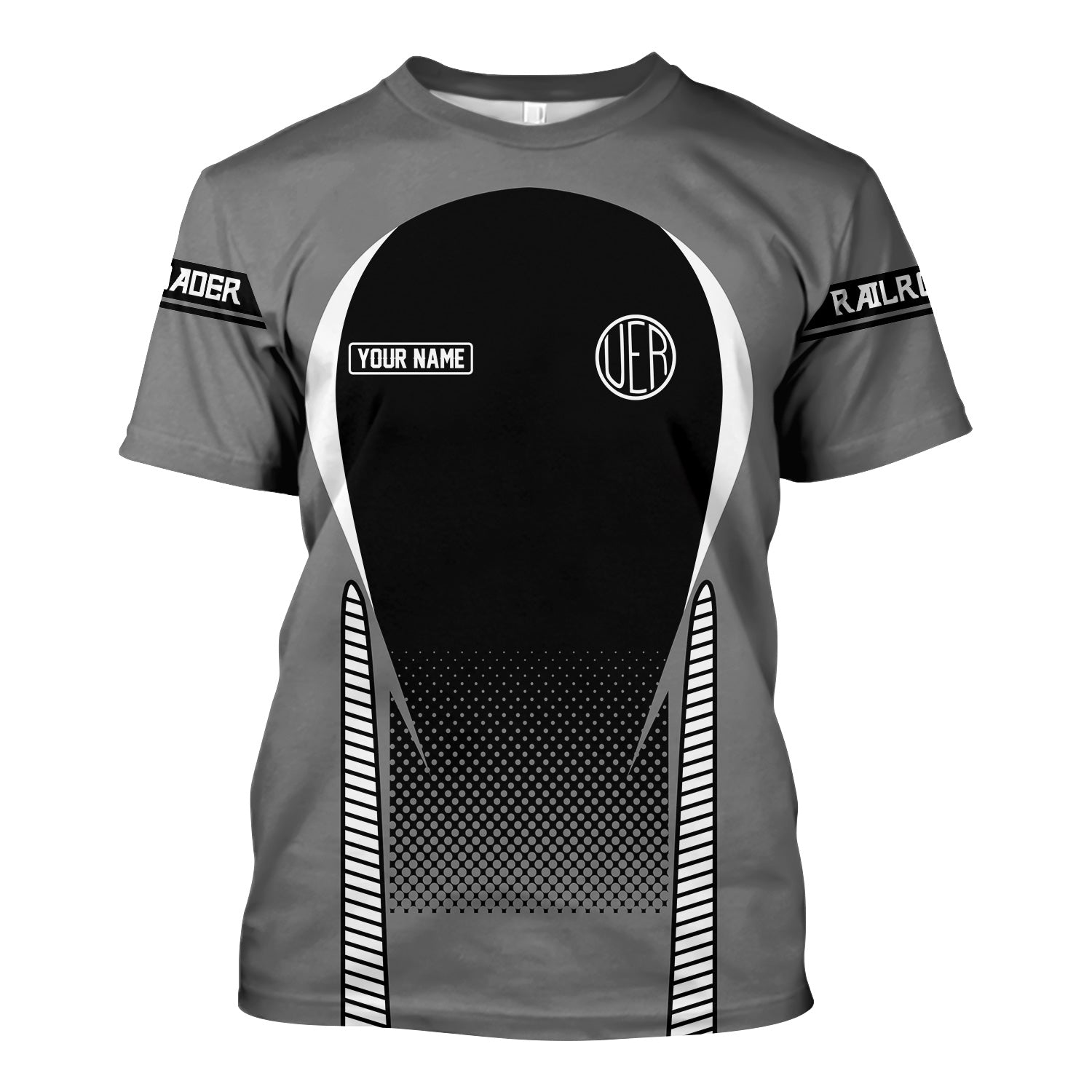 Railspirit Personalized Union Electric Railway T Shirt Stress Is Caused By Not Having Enough Trains Shirt All Over Print