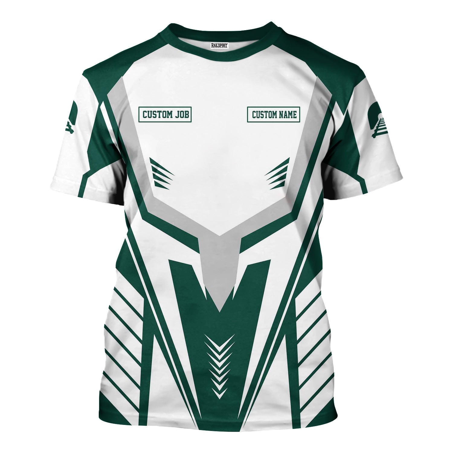 Railspirit Personalized Great Western Railway T-Shirt Workwear-Inspired with Custom Position Train Shirt