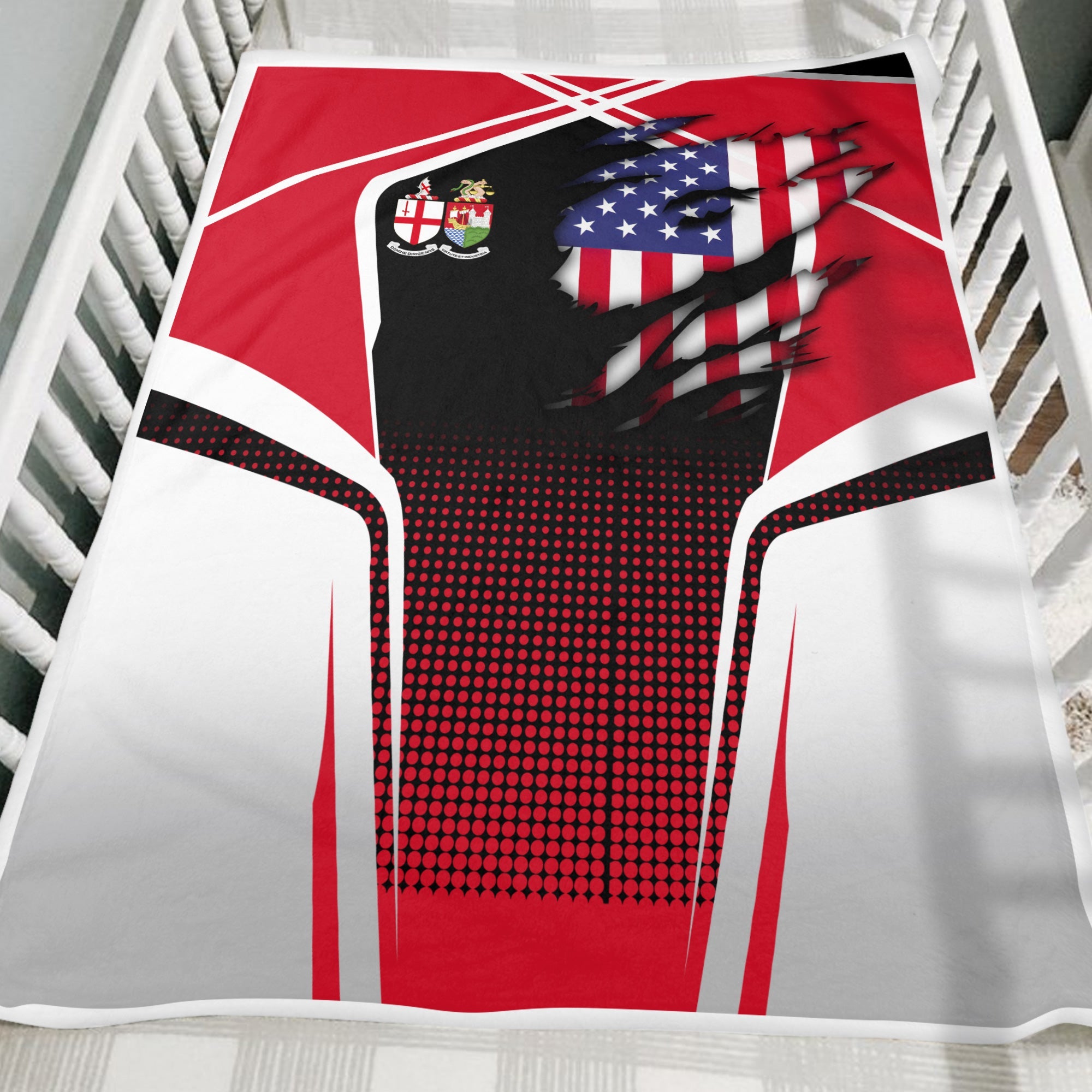 Railspirit Personalized Great Western Railway Blanket American Vintage All Over Printed Blanket