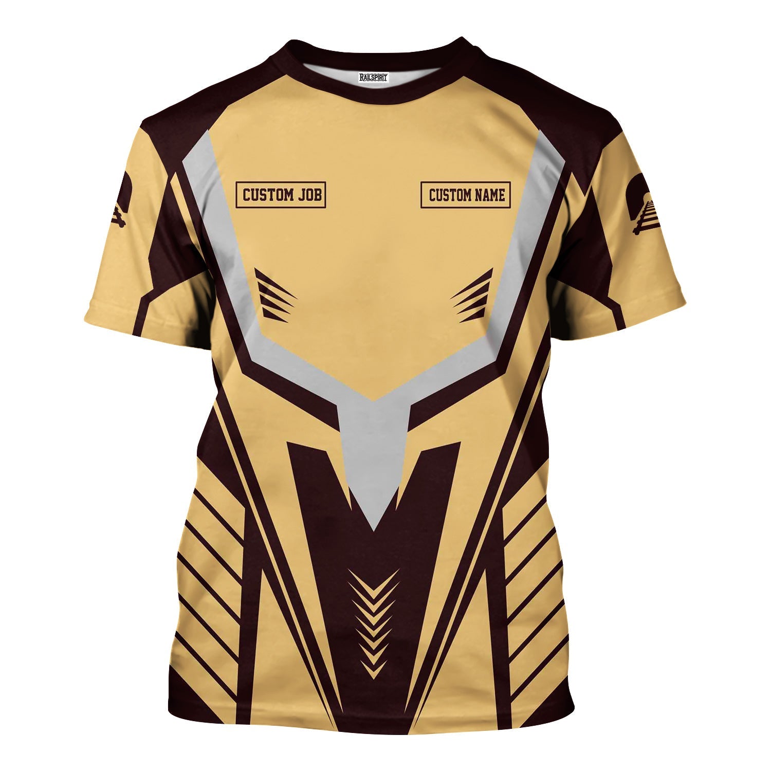 Railspirit Personalized London, Midland and Scottish Railway T-Shirt Workwear-Inspired with Custom Position Train Shirt