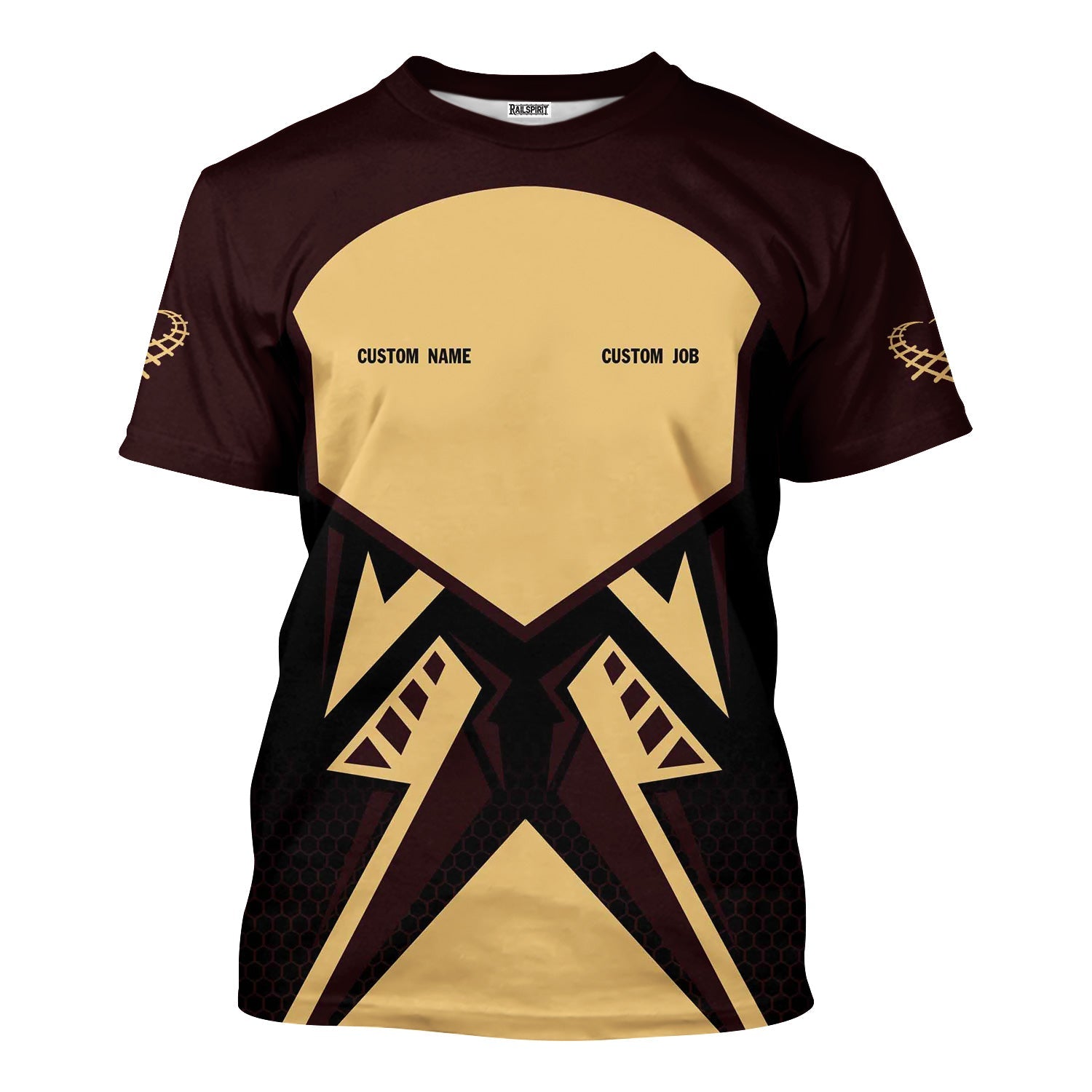 Railspirit Personalized London, Midland and Scottish Railway T-Shirt Vibriant Style with Custom Position Train Shirt