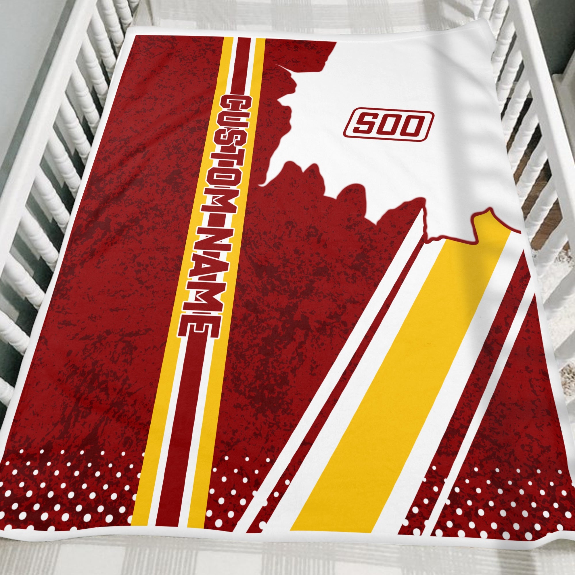 Railspirit Personalized Soo Line Railroad Blanket Vintage All Over Printed Blanket