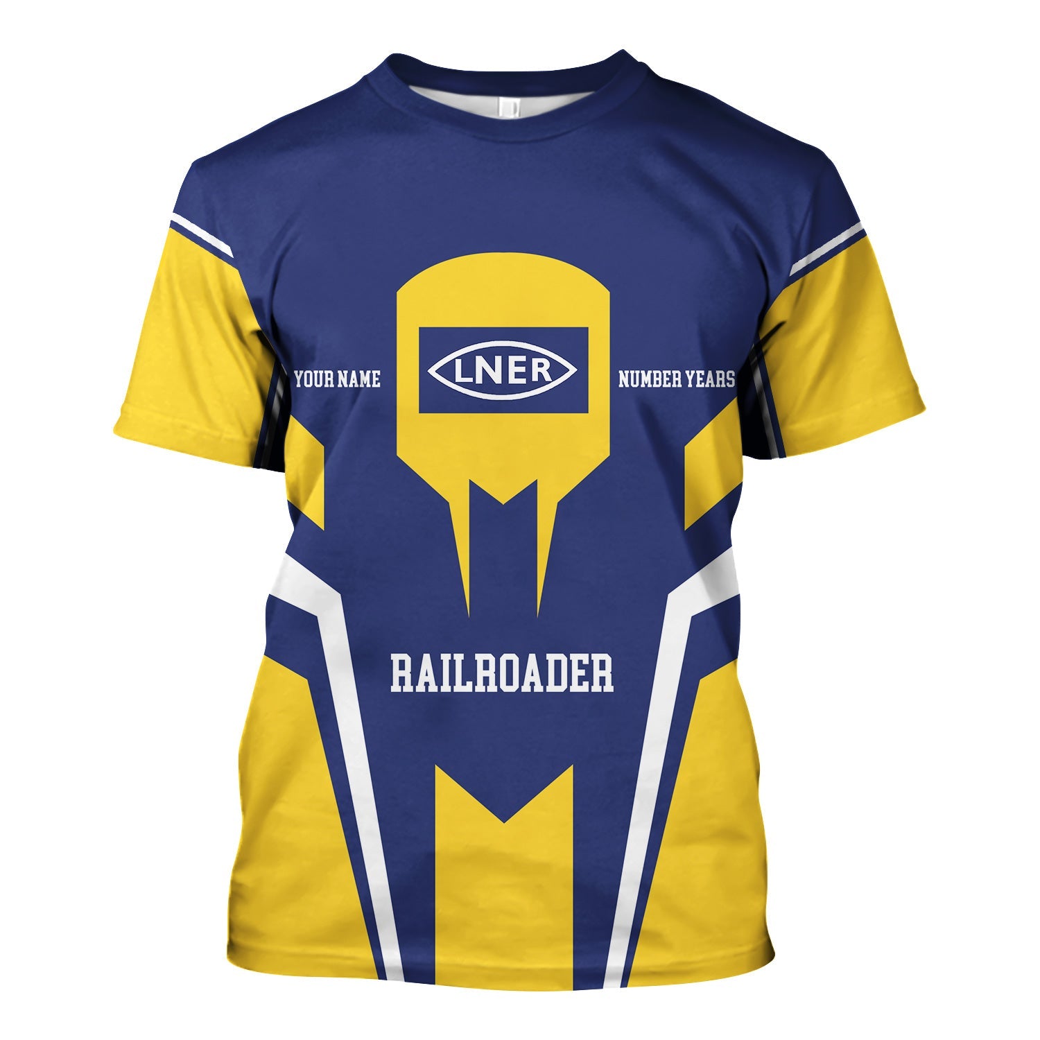 Railspirit Personalized London and North Eastern Railway T-Shirt Custom Year Railroader Shirt Gift Idea For Train Lover