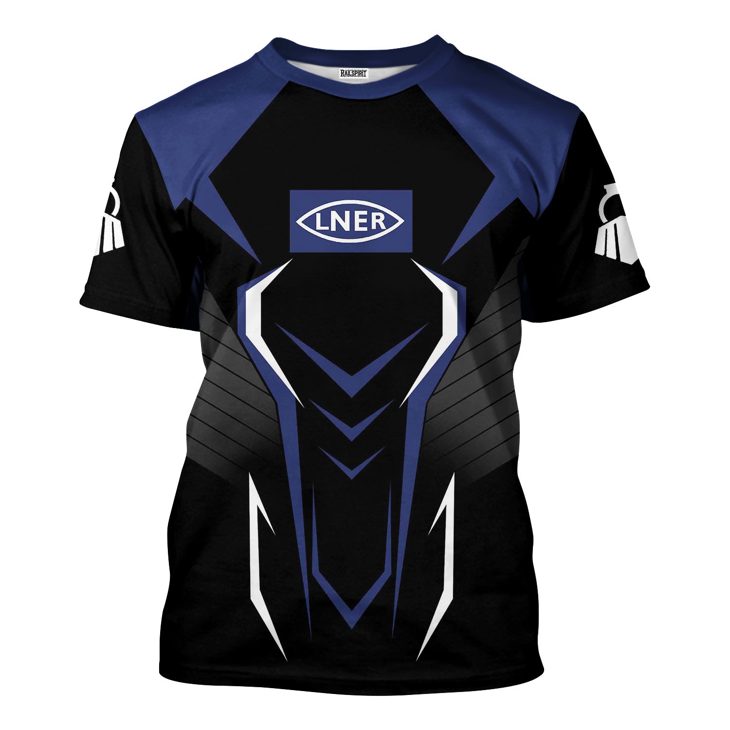 Railspirit Personalized London and North Eastern Railway T-Shirt Dynamic Design Style Perfect Shirt for Train Enthusiasts