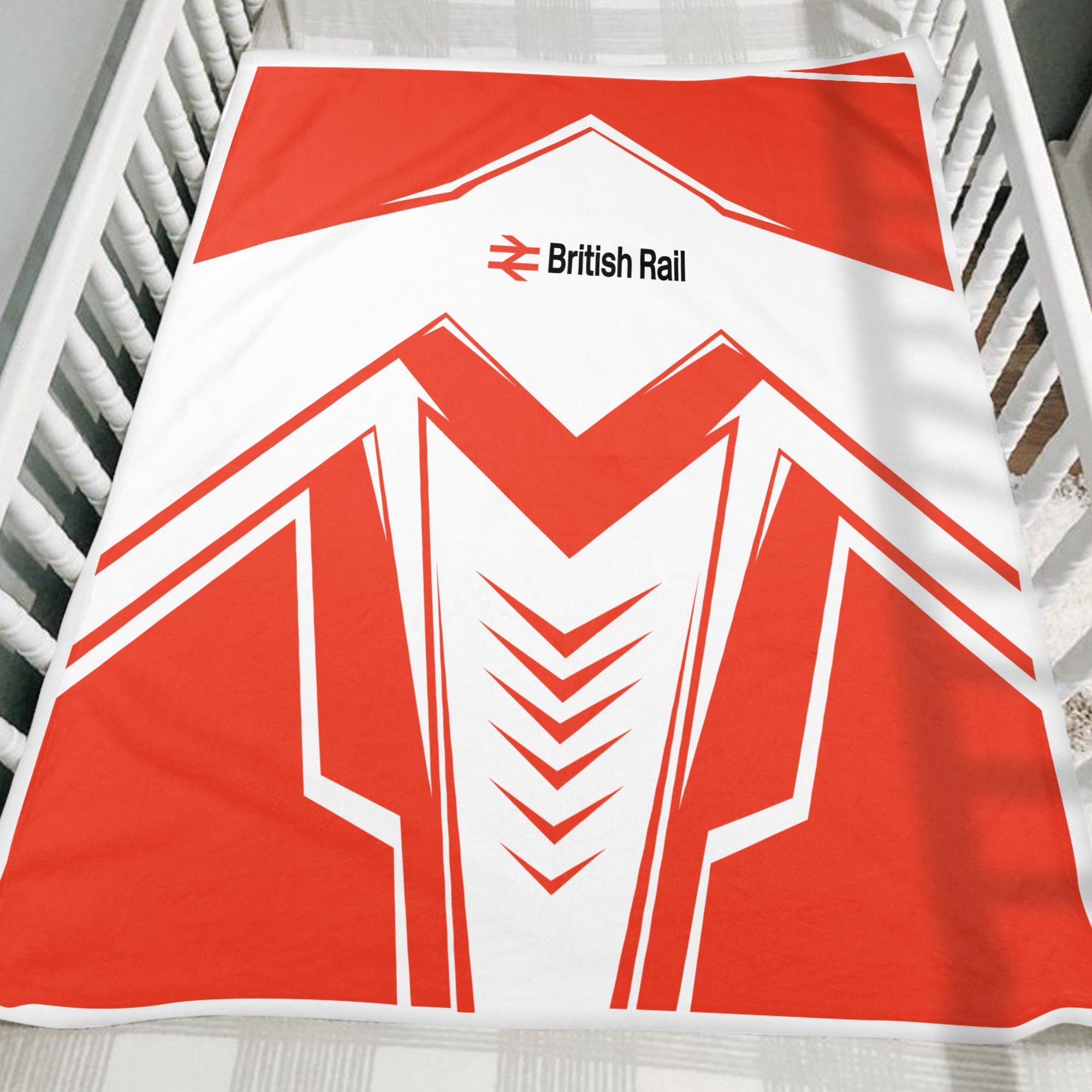 Railspirit British Railway Blanket Railway Trainspotter Style Blanket Gift Idea For Foamers