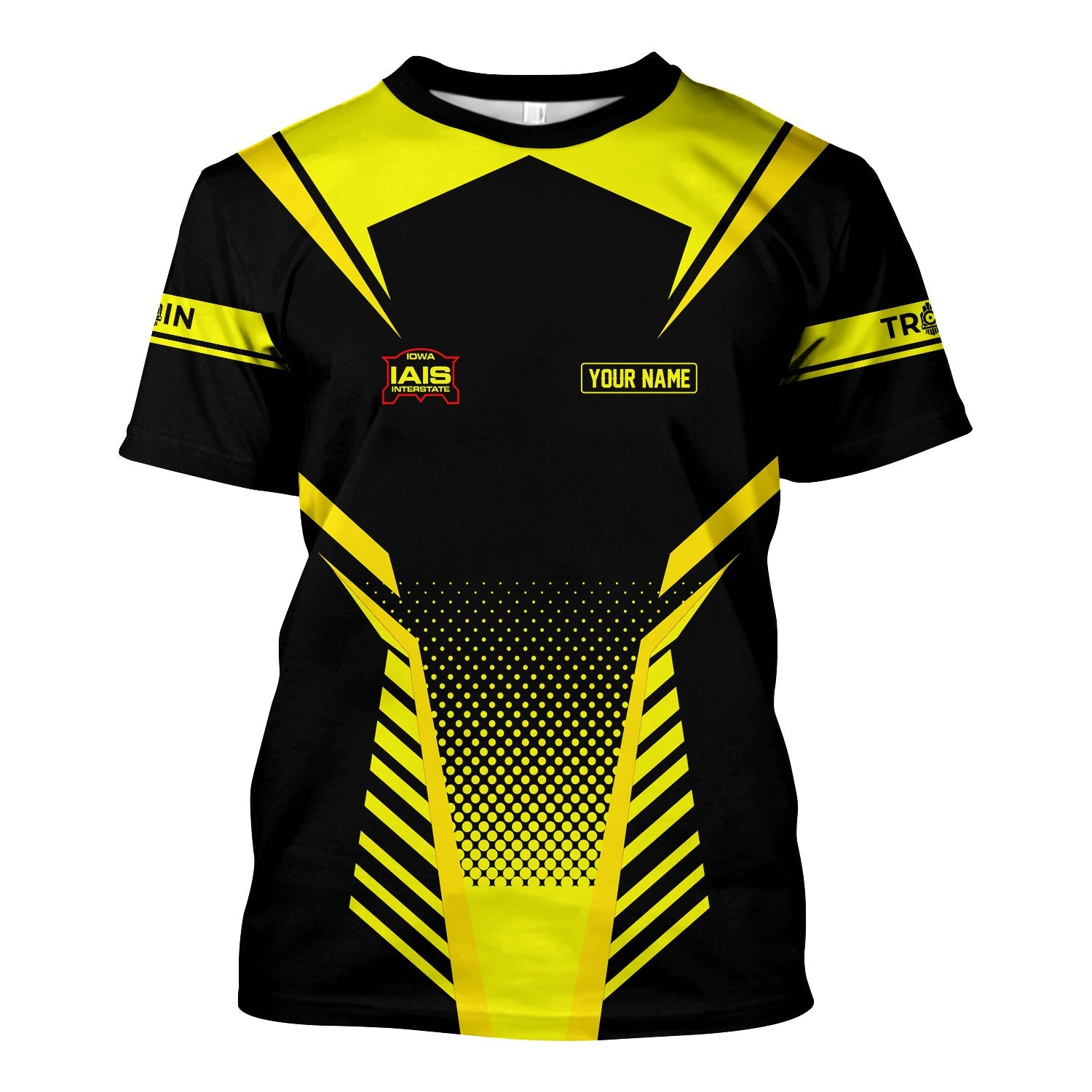 Railspirit Personalized Iowa Interstate Railroad T Shirt Unisex IAIS Train Shirt All Over Print