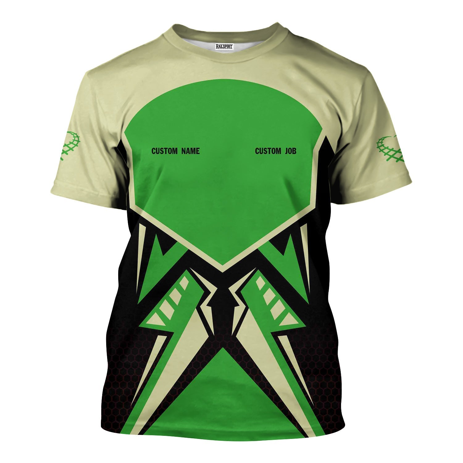 Railspirit Personalized Virginia & Truckee Railroad T-Shirt Vibriant Style with Custom Position Train Shirt