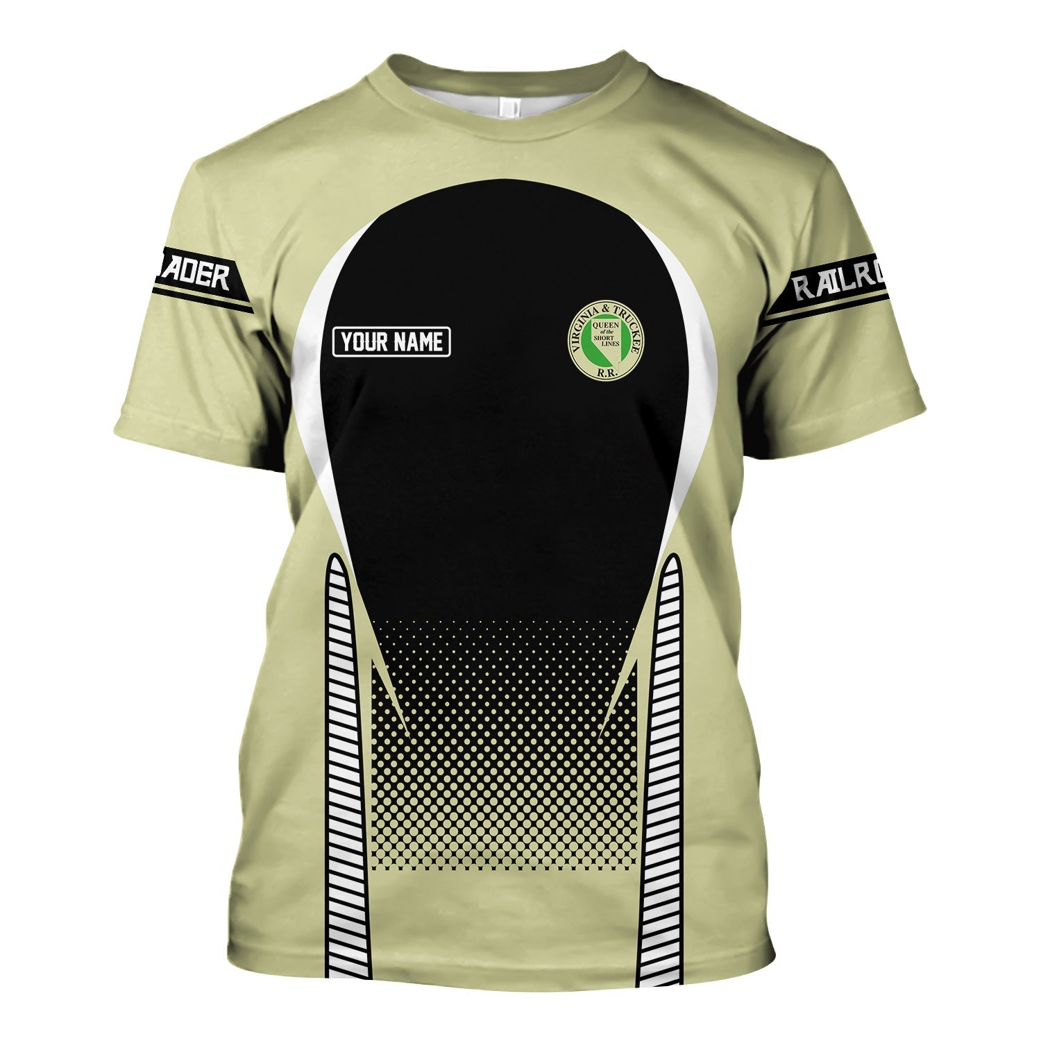 Railspirit Personalized Virginia & Truckee Railroad T Shirt Stress Is Caused By Not Having Enough Trains Shirt All Over Print