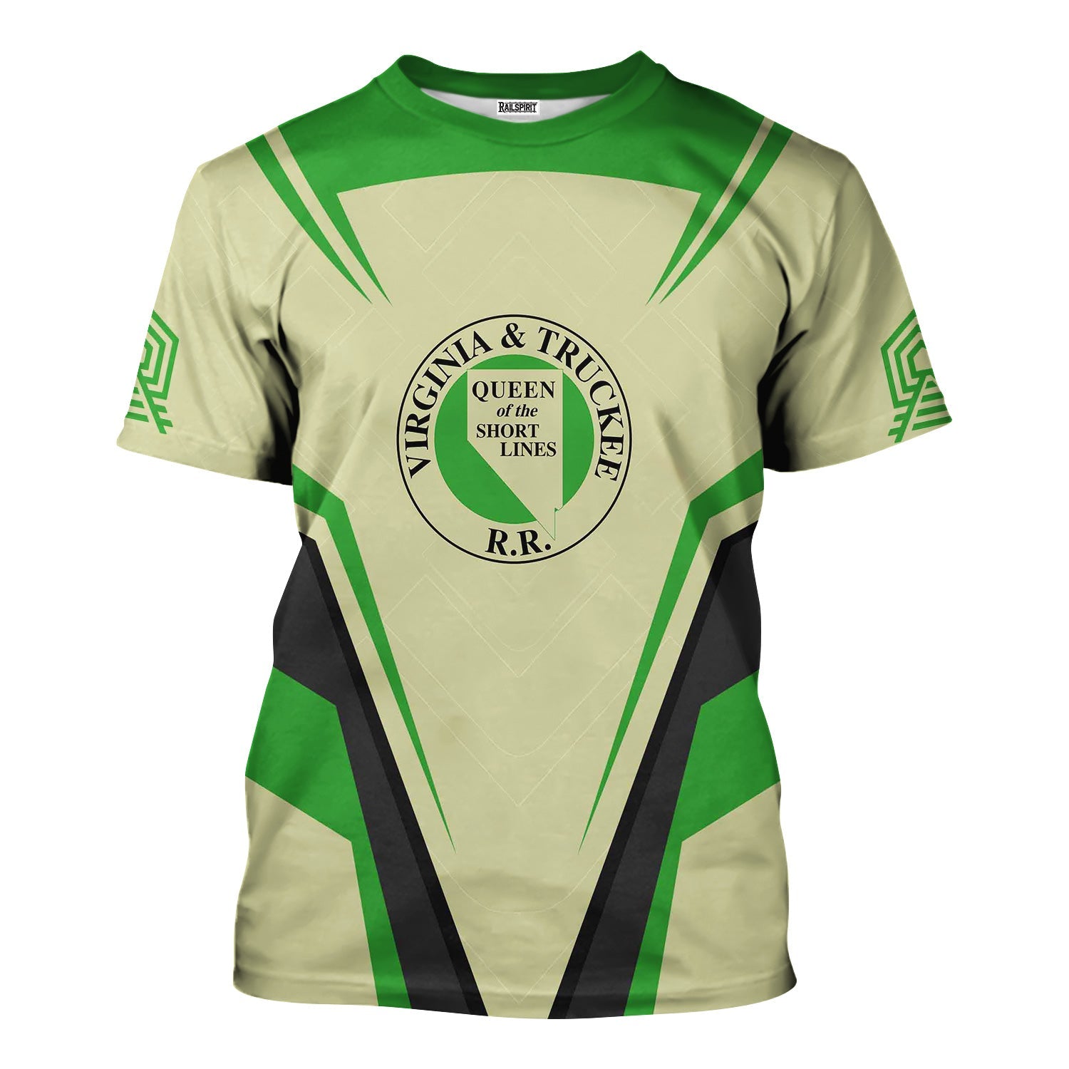 Railspirit Personalized Virginia & Truckee Railroad T-Shirt Railway Inspired Apparel Train Shirt for Train Lovers