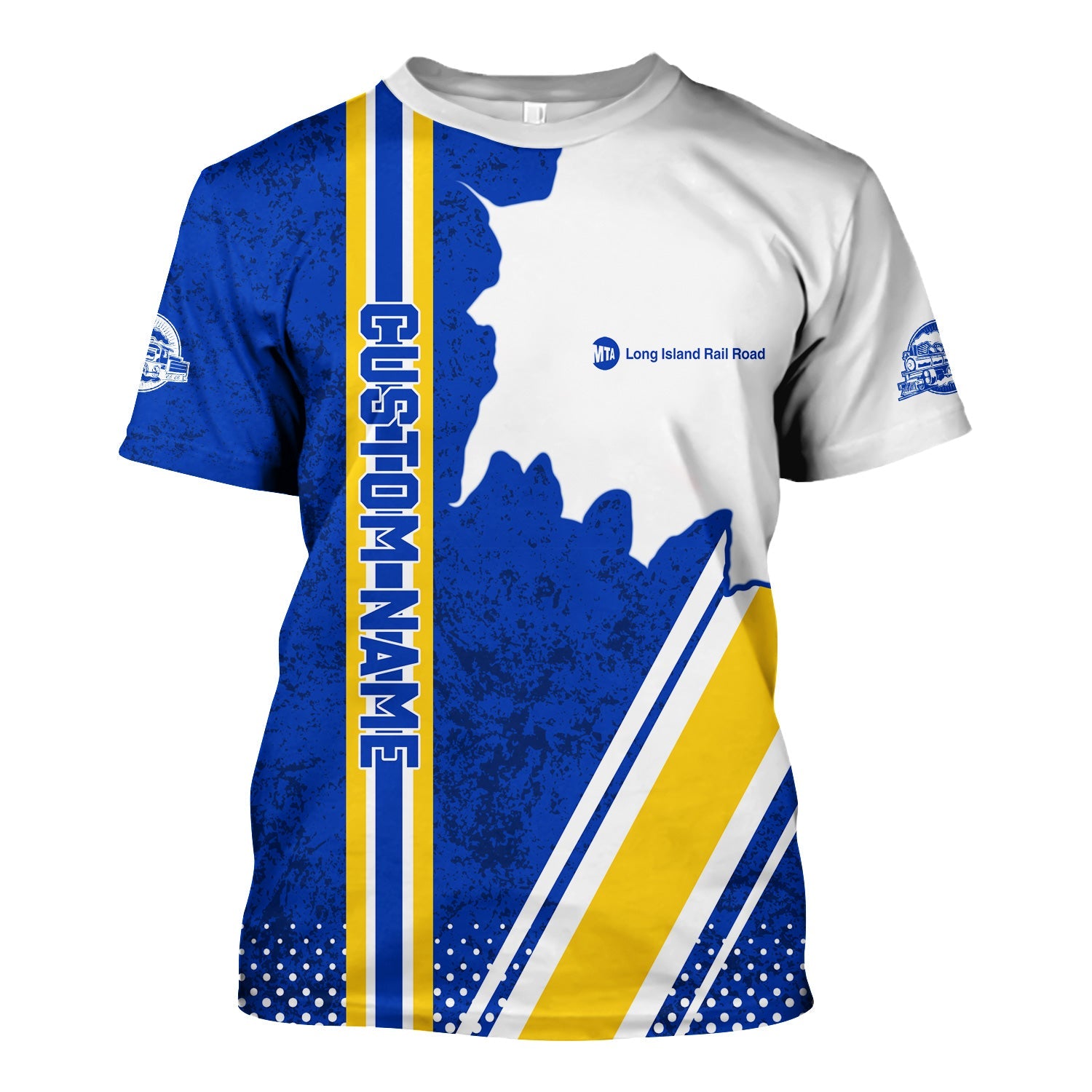 Railspirit Personalized Long Island Railroad T-Shirt All Over Printed Unisex Shirt