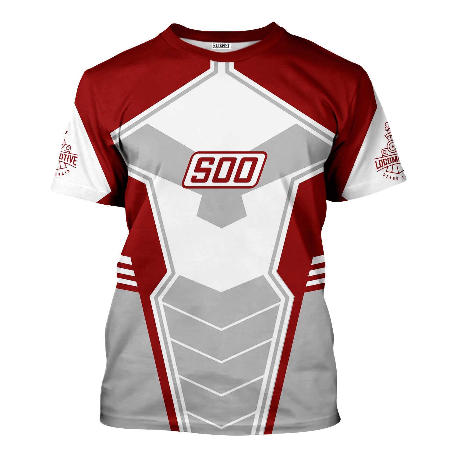 Railspirit Personalized Soo Line Railroad T-Shirt Engine-Inspired Style Train Shirt for Railroad Fanatic