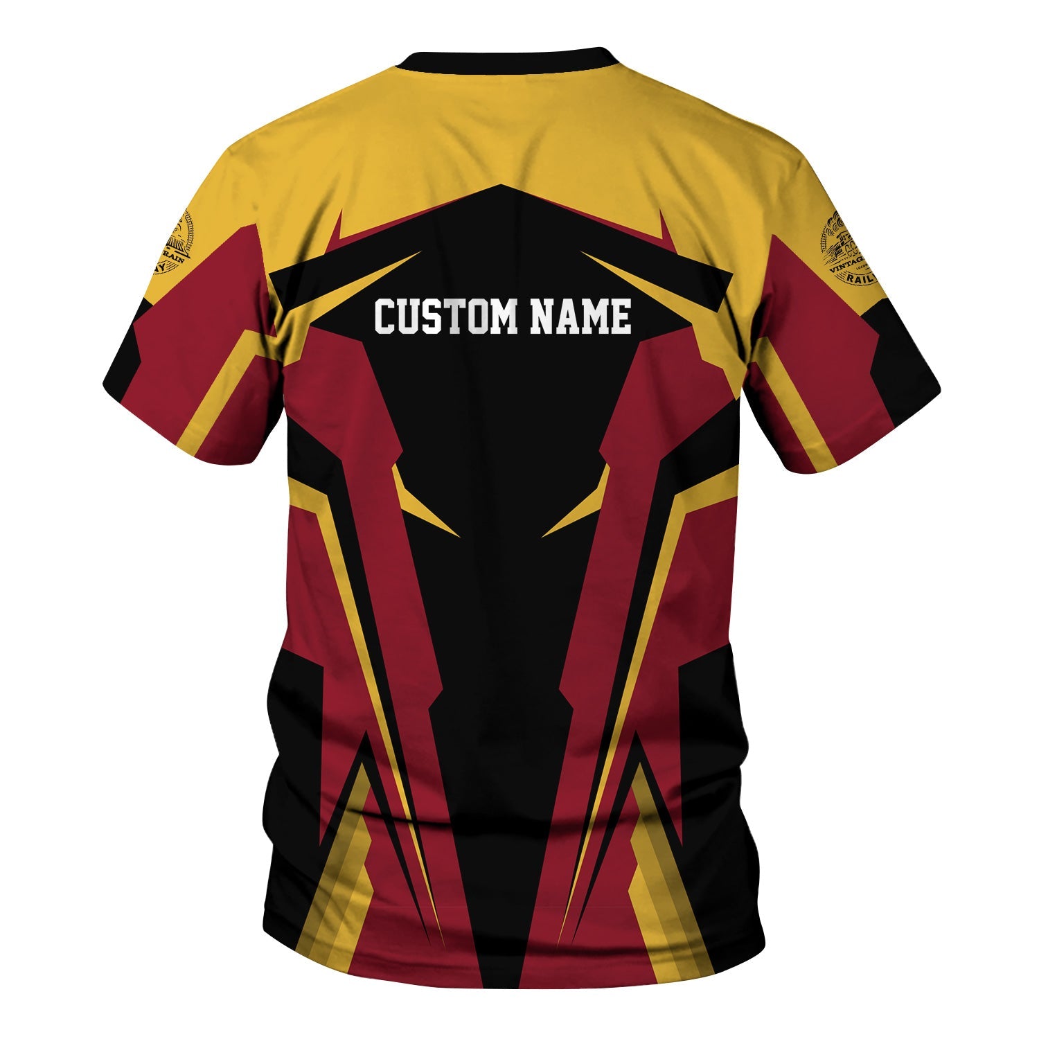 Railspirit Personalized Chicago Great Western Railroad T Shirt Strong Line Style Train Unisex Shirt All Over Print