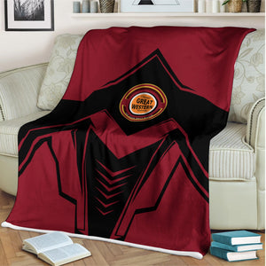 Railspirit Chicago Great Western Railroad Blanket Railway Trainspotter Style Blanket Gift Idea For Foamers