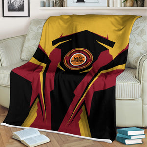 Railspirit Personalized Chicago Great Western Railroad Blanket Strong Line Train Blanket Gift Idea For Train Lover