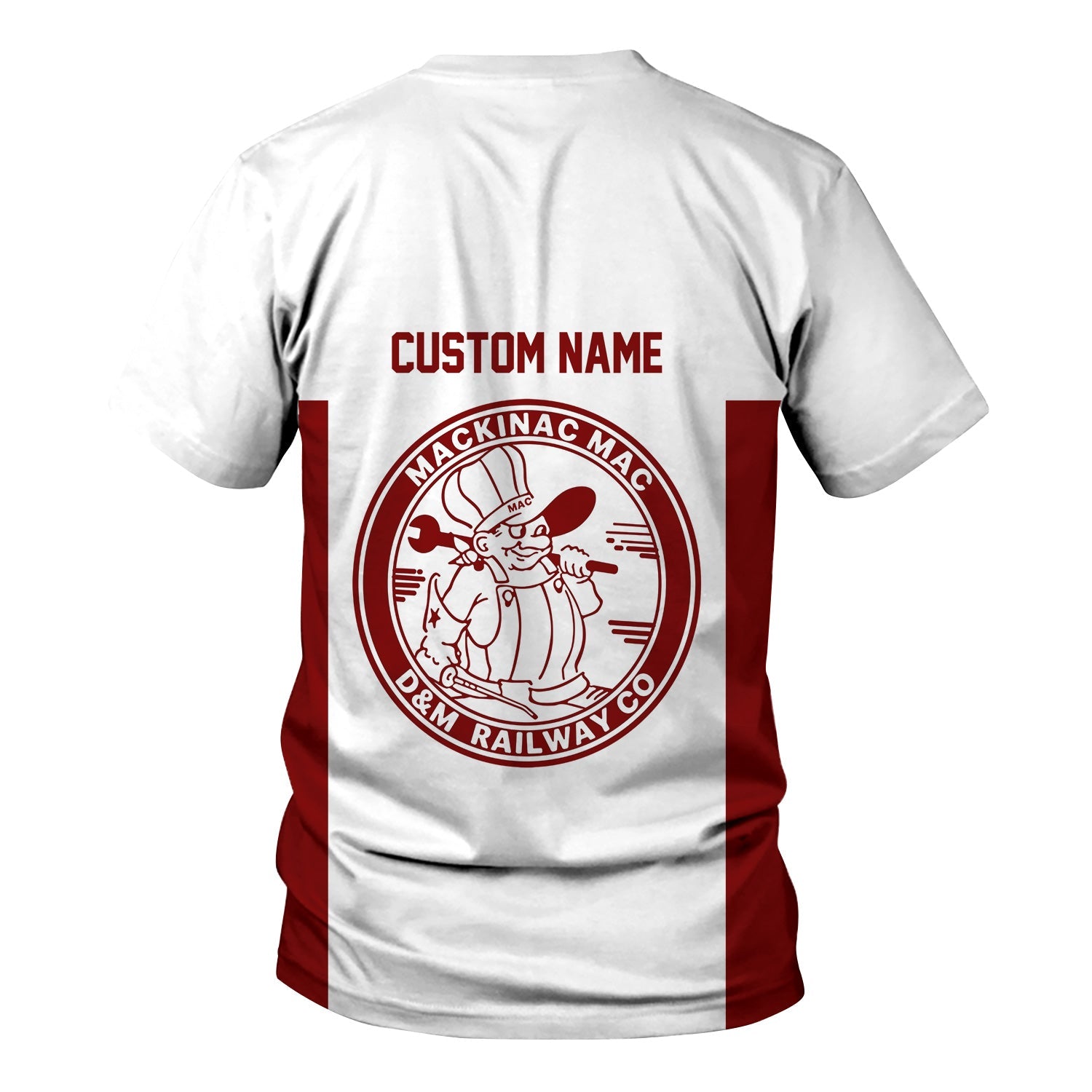 Railspirit Custom Name Detroit & Mackinac Railroad T Shirt Yes I Need All Those Train Printed Shirt