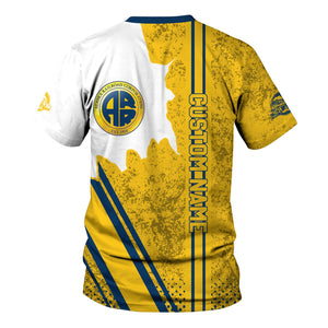 Railspirit Personalized Alaska Railroad T-Shirt All Over Printed Unisex Shirt