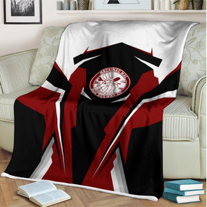 Railspirit Personalized Detroit & Mackinac Railroad Blanket Strong Line Train Blanket Gift Idea For Train Lover