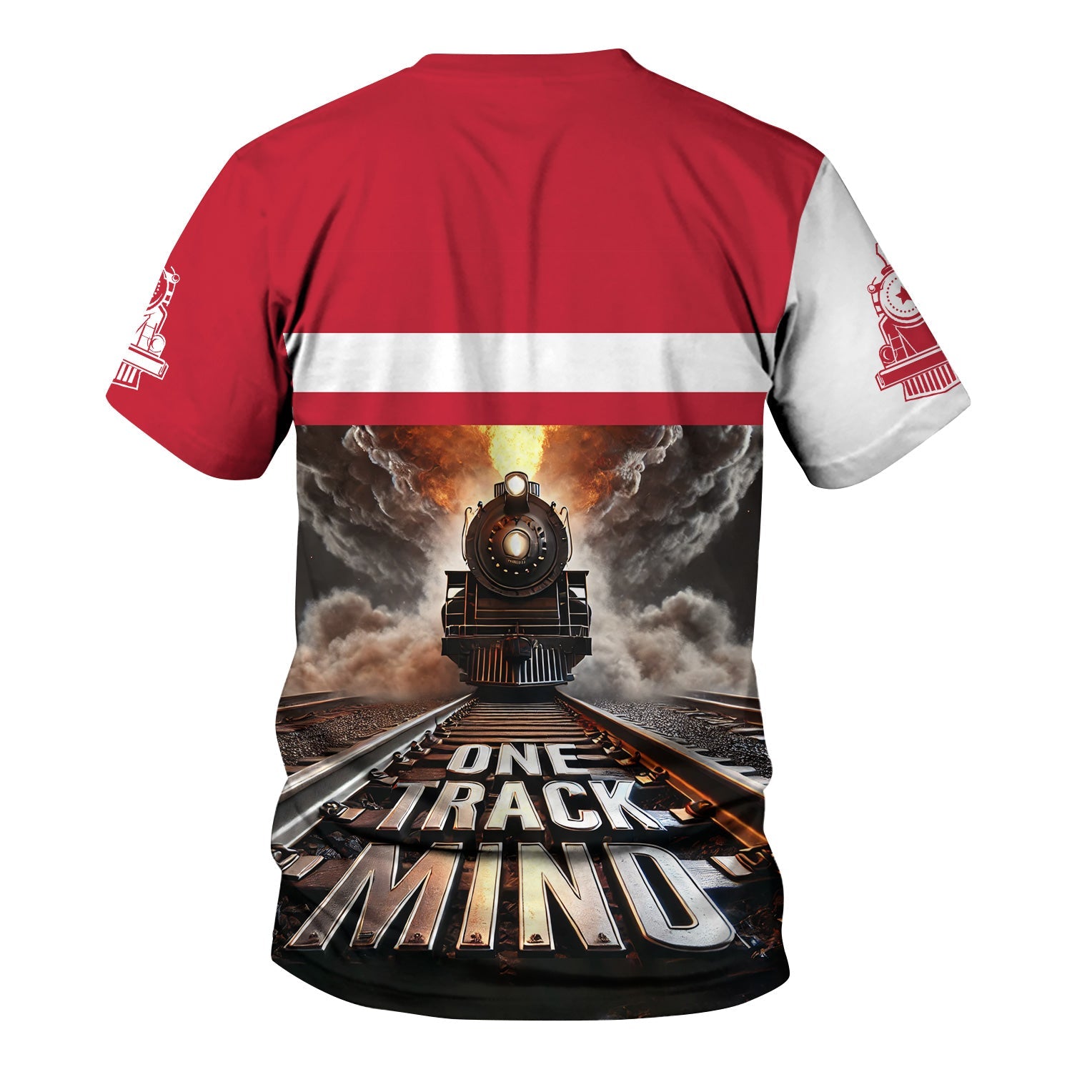 Railspirit Personalized Canadian Pacific Kansas City T Shirt One Track Mind CPKC Train Printed Shirt