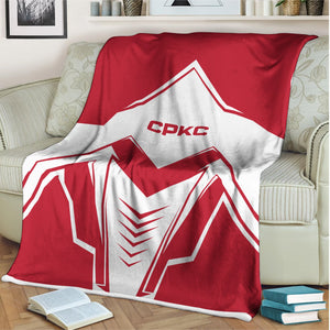 Railspirit Canadian Pacific Kansas City Blanket Railway Trainspotter Style CPKC Blanket Gift Idea For Foamers