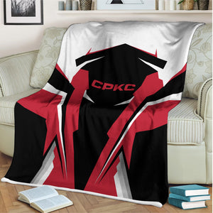 Railspirit Personalized Canadian Pacific Kansas City Blanket CPKC Strong Line Train Blanket Gift Idea For Train Lover