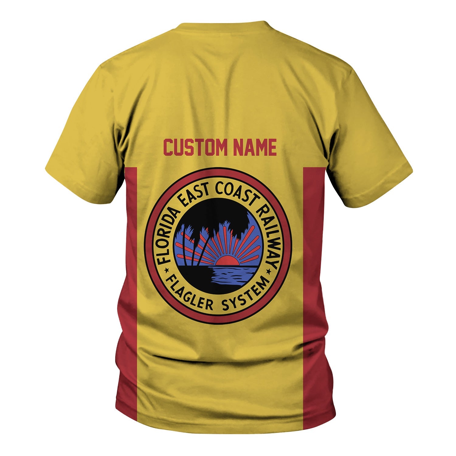 Railspirit Custom Name Florida East Coast Railway T Shirt Yes I Need All Those Train Printed Shirt